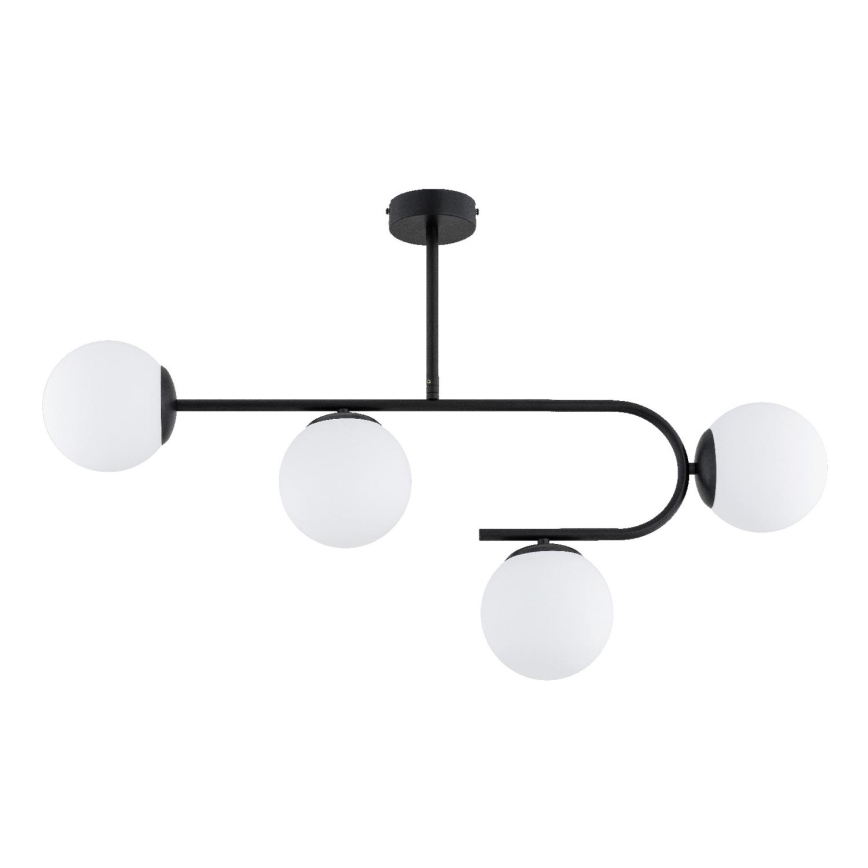 Tvirtinamas sietynas STELLAR 4xE14/10W/230V juoda