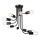 Tvirtinamas sietynas TRINITY 10xE27/15W/230V juoda