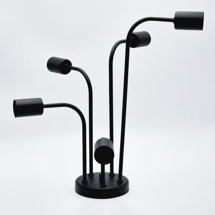 Tvirtinamas sietynas TRINITY 5xE27/15W/230V juoda