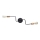 Tvirtinamas sietynas TUBE 2xE27/15W/230V juoda