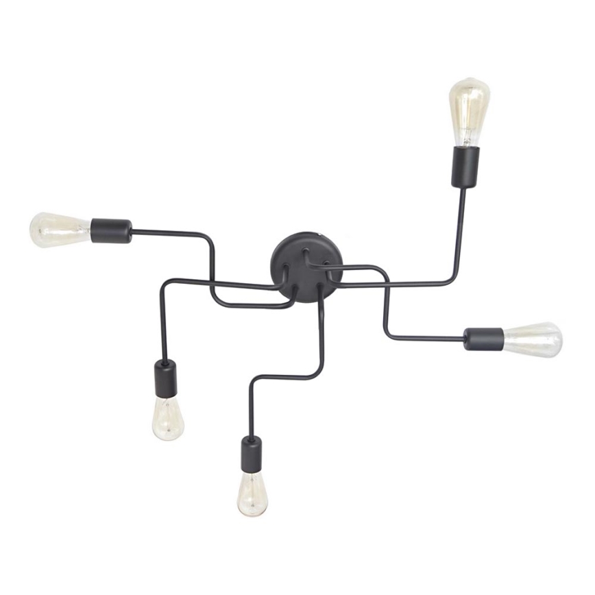 Tvirtinamas sietynas TUBE 5xE27/15W/230V