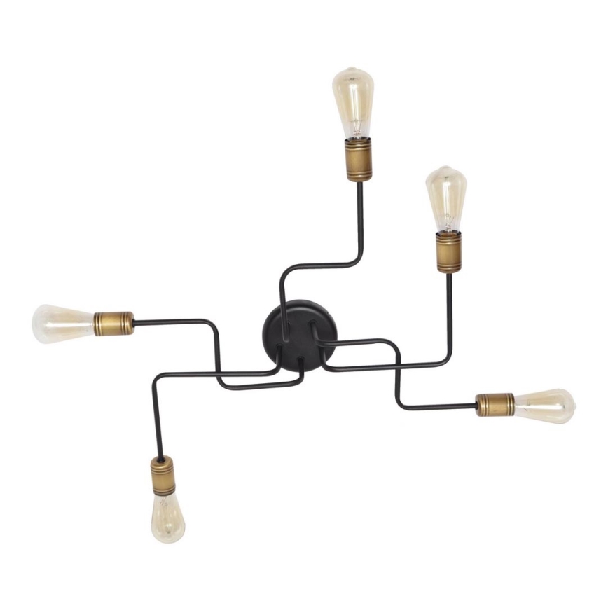 Tvirtinamas sietynas TUBE 5xE27/15W/230V