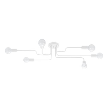 Tvirtinamas sietynas VECTOR 6xE27/15W/230V balta