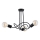Tvirtinamas sietynas WINGO 3xE27/15W/230V juoda