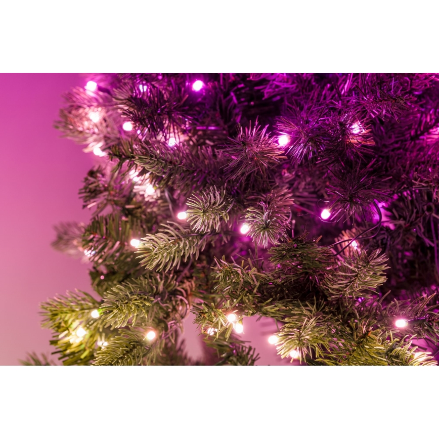 Twinkly - LED RGB Pritemdomas Kalėdinis vainikas 50xLED d. 60 cm Wi-Fi