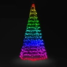 Twinkly - LED RGB Lauko Kalėdų eglutė LIGHT TREE 450xLED 3m IP44 Wi-Fi