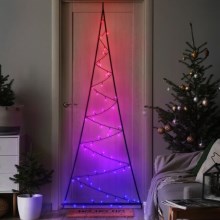 Twinkly - LED RGB Lauko Kalėdų eglutė LIGHT TREE 70xLED IP44 Wi-Fi