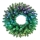 Twinkly - LED RGB šviesos reguliavimas Kalėdinis vainikas PRE-LIT WREATH 50xLED diametras 61cm Wi-Fi