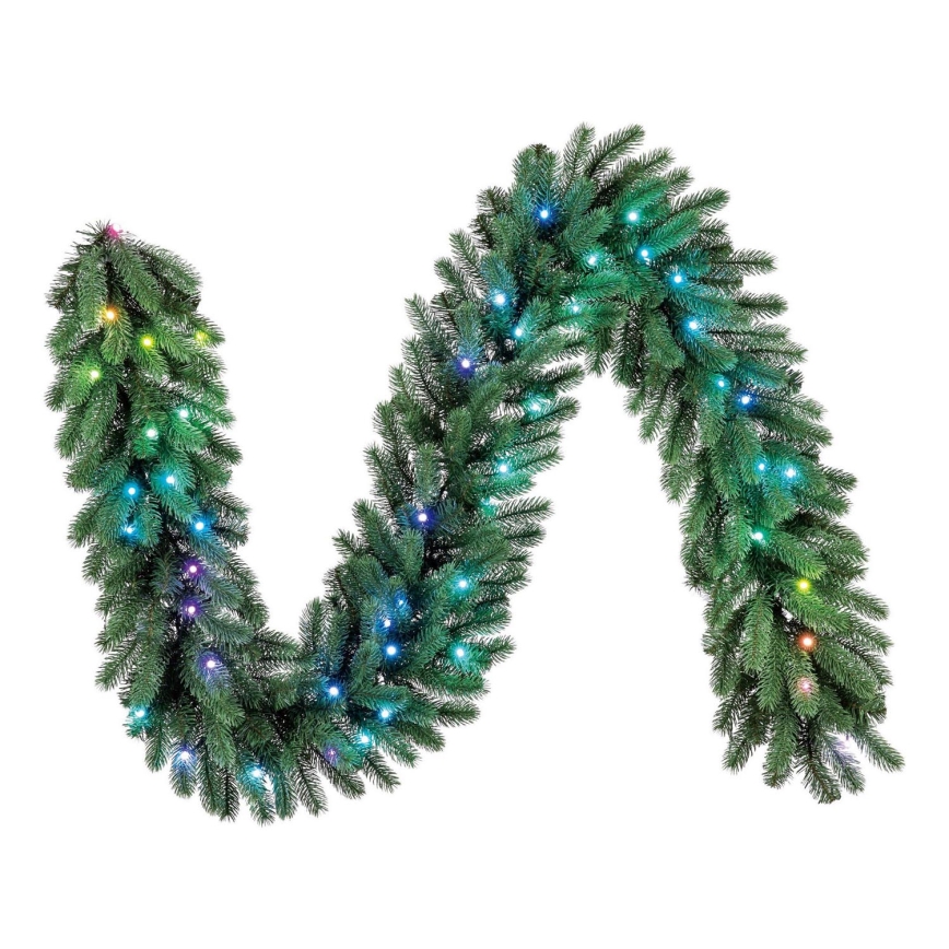 Twinkly - LED RGBW reguliuojama kalėdinė dekoracija GARLAND 50xLED 2,7 m Wi-Fi