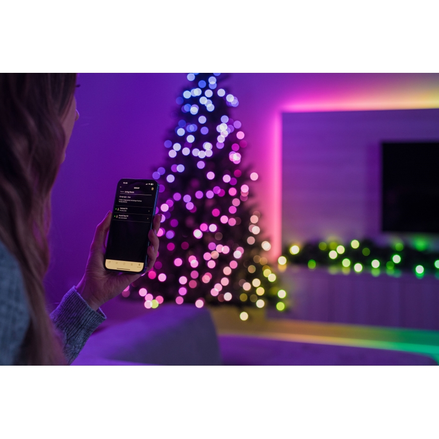 Twinkly - LED RGBW reguliuojamo ryškumo kalėdinė eglutė TREE 435xLED 2,1 m Wi-Fi
