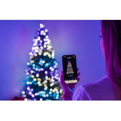 Twinkly - LED RGBW Tamsinamas Kalėdų medis TREE 435xLED 2,1 m Wi-Fi