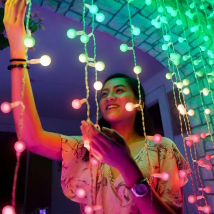 Twinkly - Dekoratyviniai silikoniniai galiniai dangteliai MINI CAPS 100 vnt.