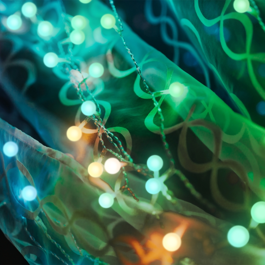 Twinkly - Dekoratyviniai silikoniniai galiniai dangteliai MINI CAPS 100 vnt.