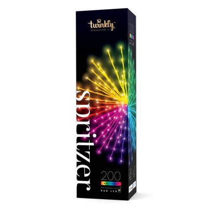 Twinkly - LED RGB šviesos reguliavimas lauko puansetija SPRITZER 200xLED IP44 Wi-Fi