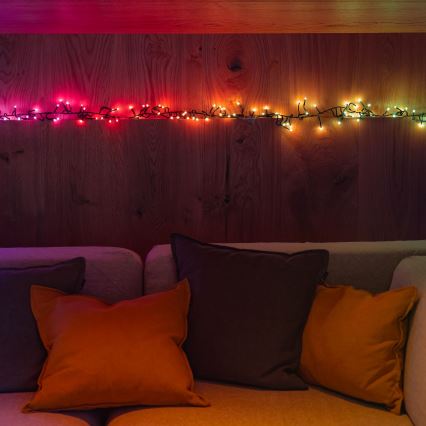 Twinkly – LED RGBW Pritemdoma lauko kalėdinė grandinėlė CLUSTER 400xLED 9,5m IP44 Wi-Fi