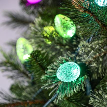 Twinkly - LED RGB šviesos reguliavimas lauko Kelėdinė girlianda FACETED 40xLED 14,5 m IP44 Wi-Fi