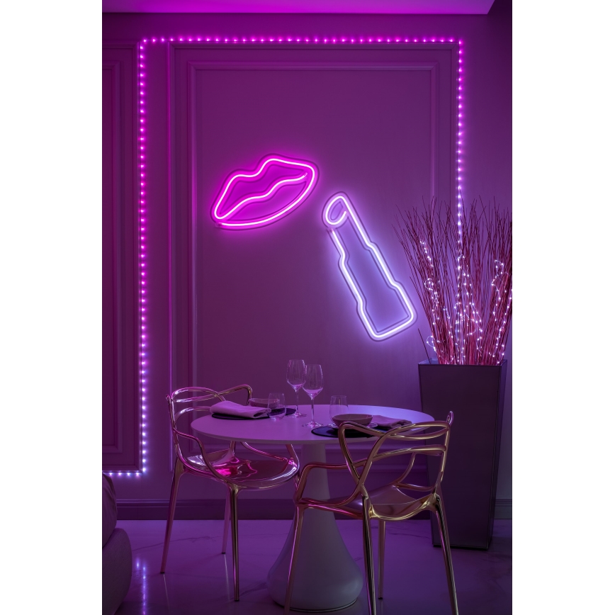 Twinkly - LED RGB Reguliuojamas kalėdinis laidas DOTS 60xLED 7 m USB Wi-Fi