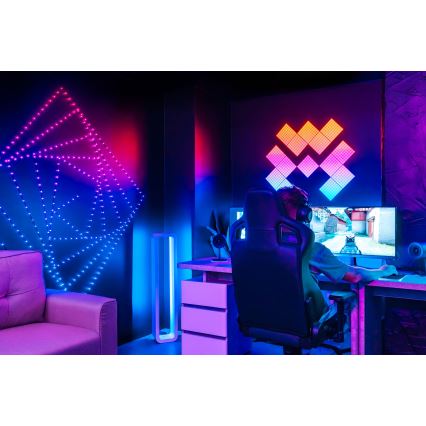 Twinkly - RGB LED reguliuojama kalėdinė girlianda DOTS 60xLED 7 m USB Wi-Fi