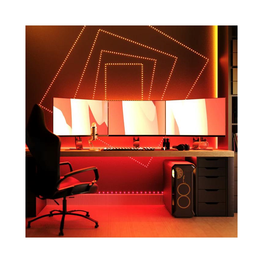 Twinkly - LED RGB Lauko šviesos reguliavimas juostelė DOTS 200xLED 10 m IP44 WiFi