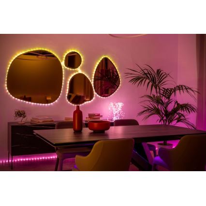 Twinkly - LED RGB Lauko šviesos reguliavimas juostelė DOTS 200xLED 10 m IP44 WiFi