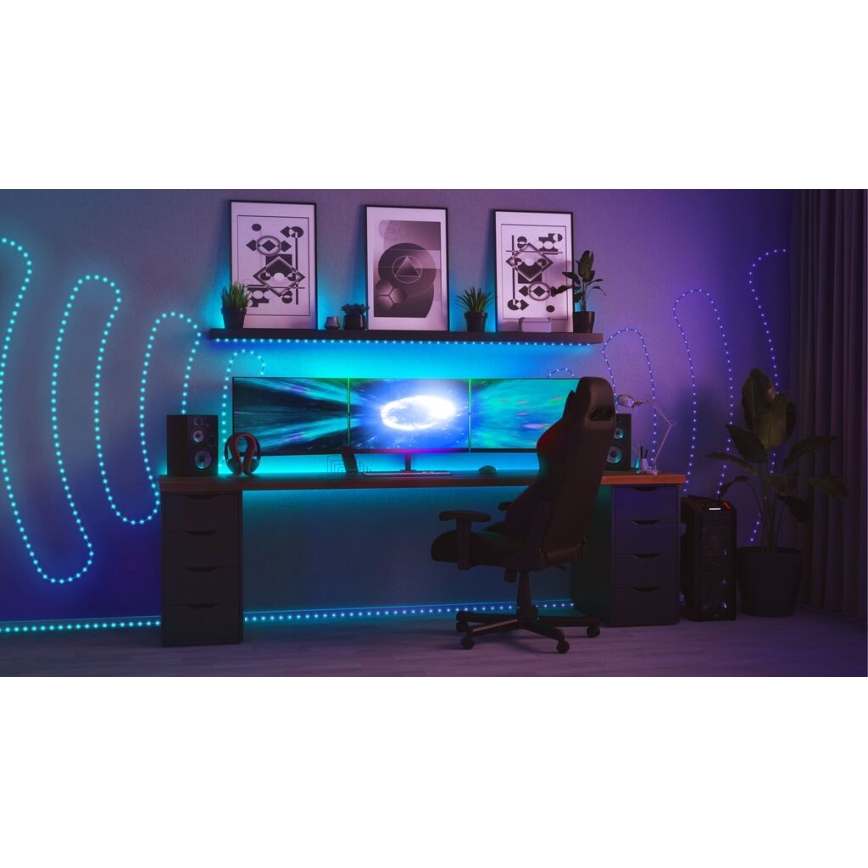 Twinkly - LED RGB Lauko šviesos reguliavimas juostelė DOTS 400xLED 20 m IP44 Wi-Fi