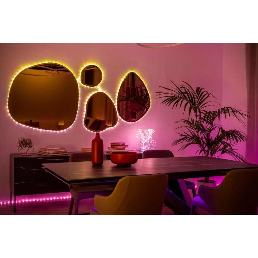 Twinkly - LED RGB Lauko šviesos reguliavimas juostelė DOTS 400xLED 20 m IP44 Wi-Fi