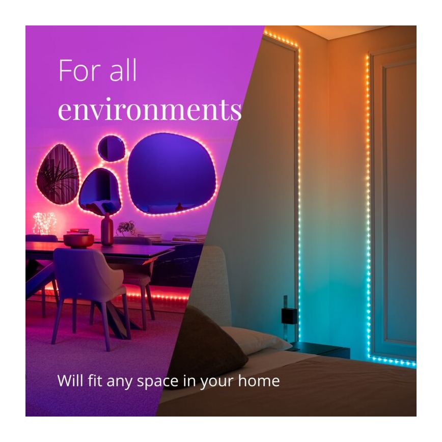 Twinkly - LED RGB Lauko šviesos reguliavimas juostelė DOTS 400xLED 20 m IP44 Wi-Fi