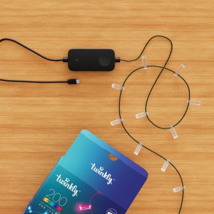 Twinkly - reguliuojama RGB LED girlianda CANDIES, 200 LED, 14 m, USB, Wi-Fi