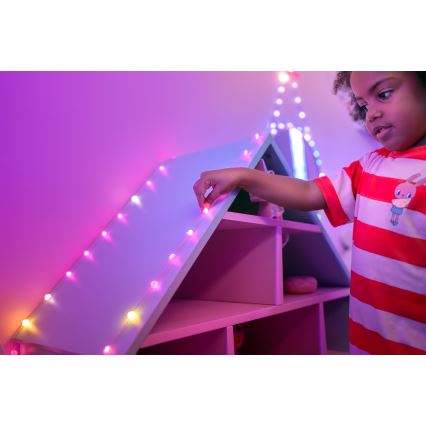 Twinkly - RGB LED reguliuojama girlianda CANDIES 100 LED 8 m USB Wi-Fi