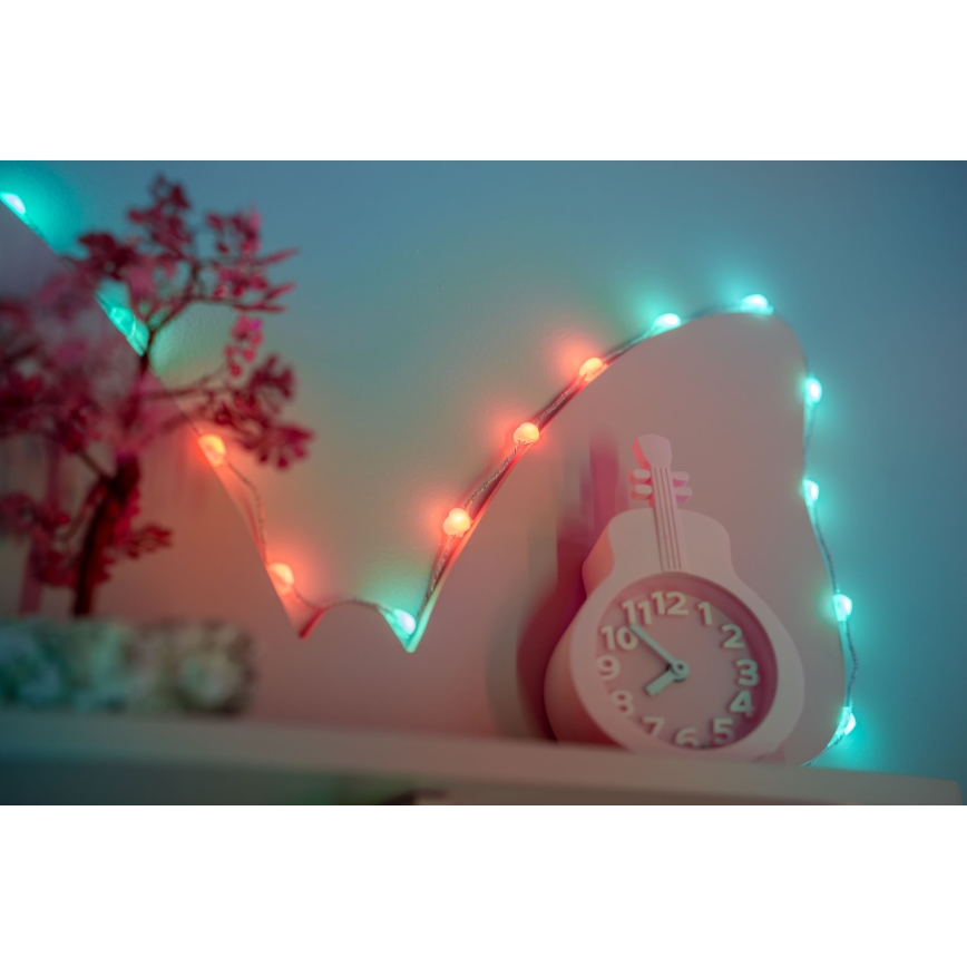 Twinkly - LED RGB šviesos reguliavimas Kelėdinė girlianda CANDIES 200xLED 14 m USB Wi-Fi