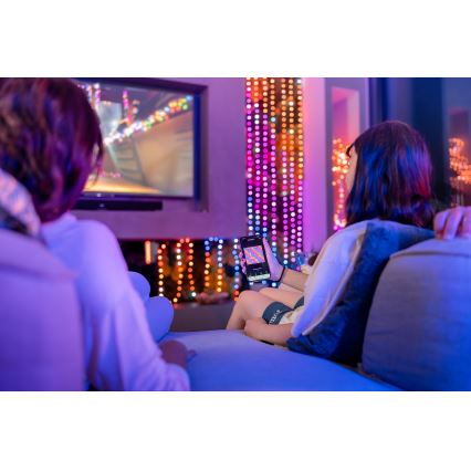 Twinkly - LED RGB Pritemdoma Kalėdinė grandinė CANDIES 100xLED 8 m USB Wi-Fi