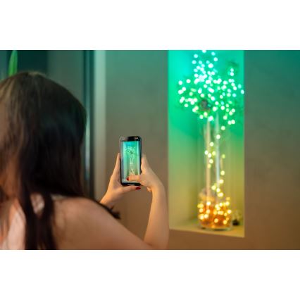 Twinkly - LED RGB Pritemdoma Kalėdinė grandinė CANDIES 100xLED 8 m USB Wi-Fi