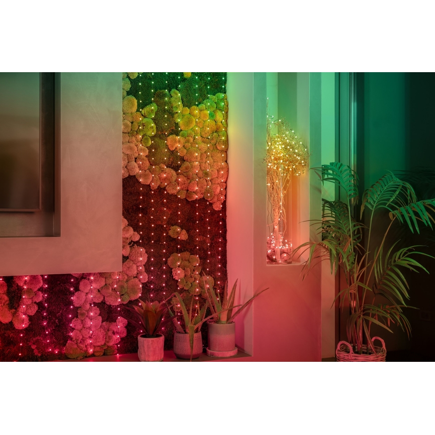 Twinkly - LED RGB Pritemdoma Kalėdinė grandinė CANDIES 100xLED 8 m USB Wi-Fi
