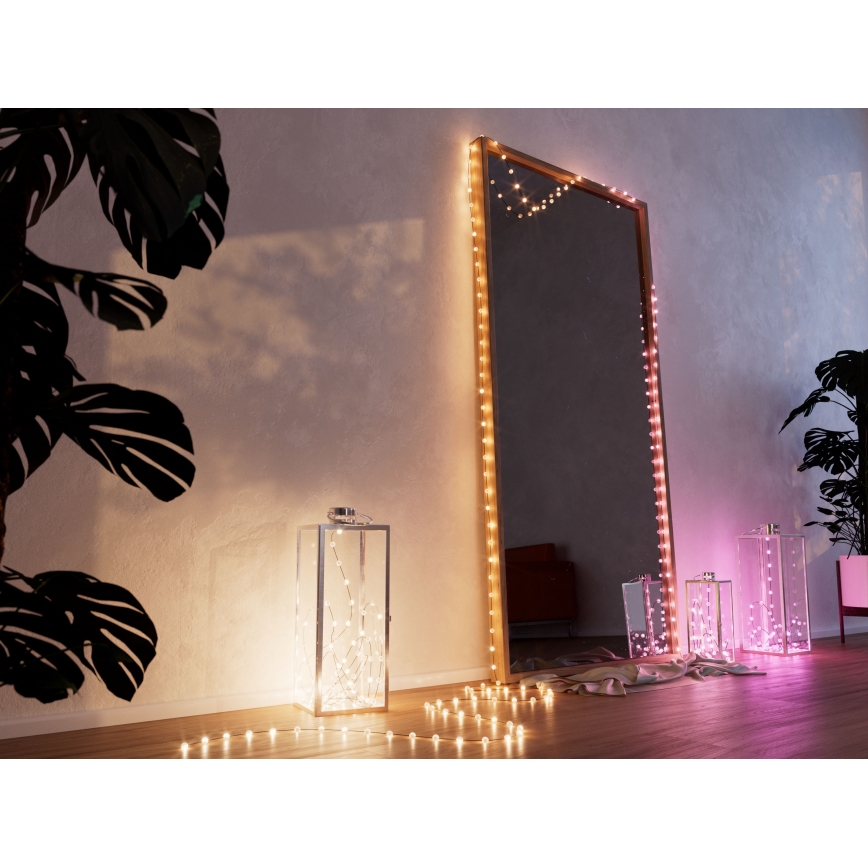 Twinkly - LED RGB Pritemdoma Kalėdinė grandinė CANDIES 100xLED 8 m USB Wi-Fi