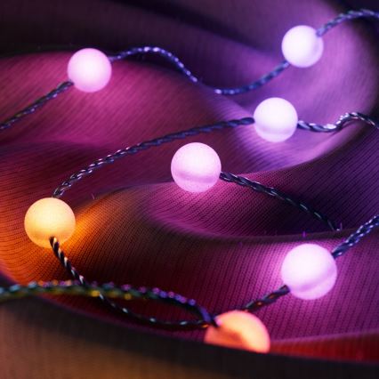 Twinkly - LED RGB Pritemdoma Kalėdinė grandinė CANDIES 100xLED 8 m USB Wi-Fi