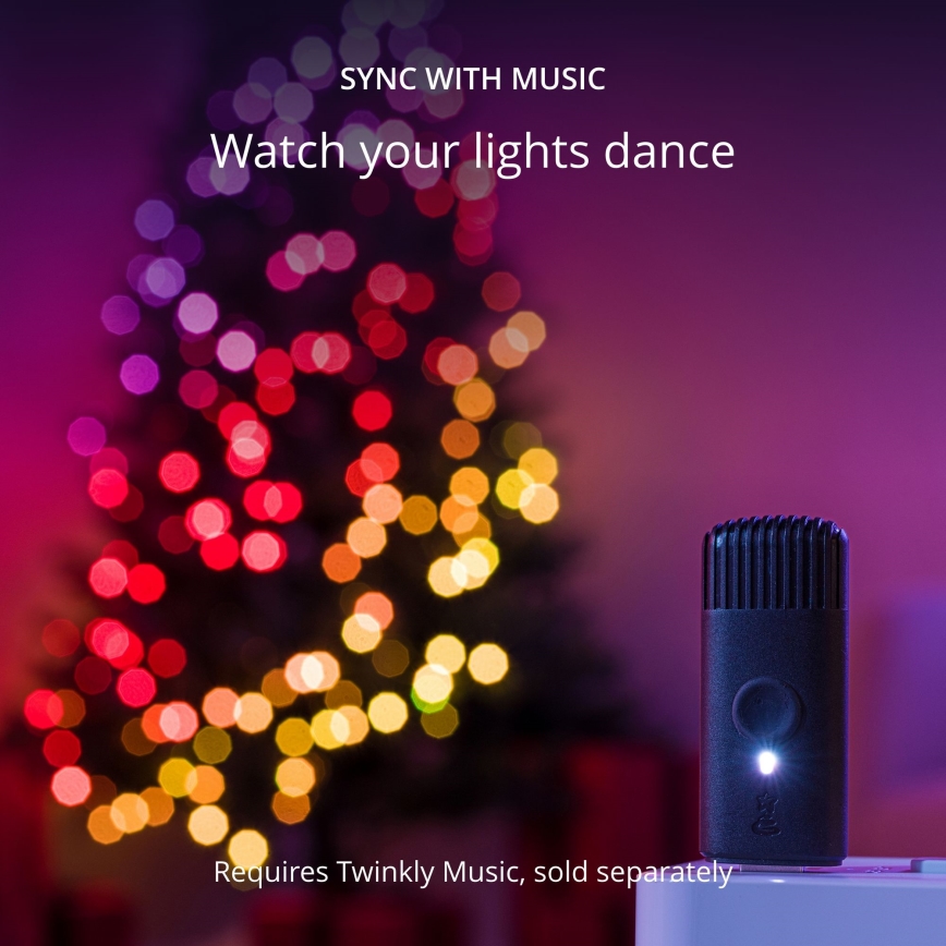 Twinkly - LED RGB Pritemdoma Kalėdinė grandinė CANDIES 100xLED 8 m USB Wi-Fi