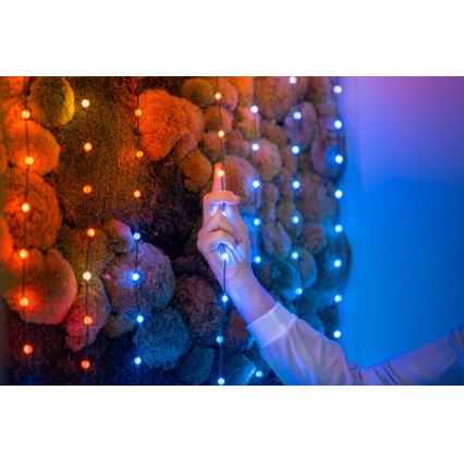 Twinkly - LED RGB šviesos reguliavimas Kelėdinė girlianda CANDIES 200xLED 14 m USB Wi-Fi