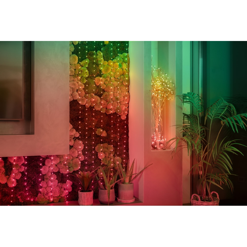Twinkly - LED RGB šviesos reguliavimas Kelėdinė girlianda CANDIES 200xLED 14 m USB Wi-Fi