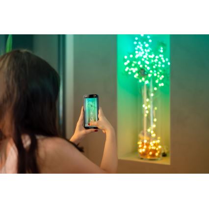 Twinkly - LED RGB reguliuojama kalėdinė girlianda CANDIES 100xLED 8 m USB Wi-Fi