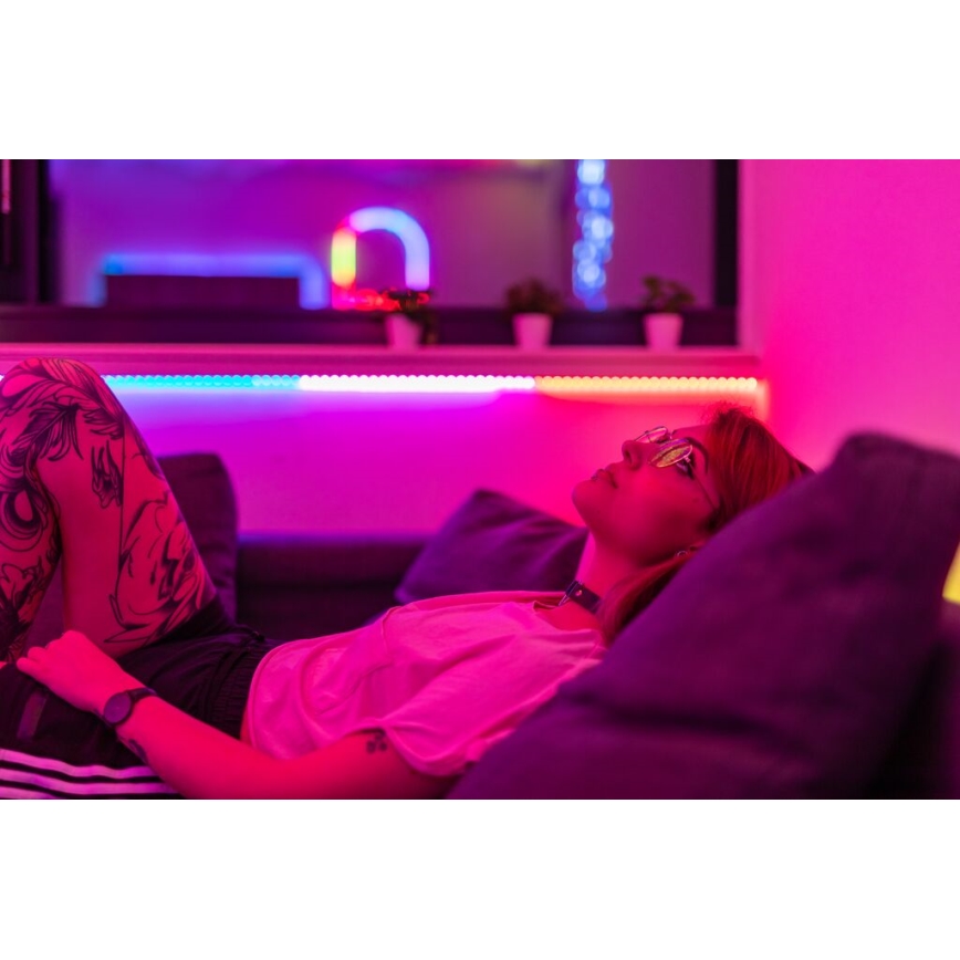 Twinkly - LED RGB Pratęsimas šviesos reguliavimas juostelė LINE 100xLED 1,5 m Wi-Fi