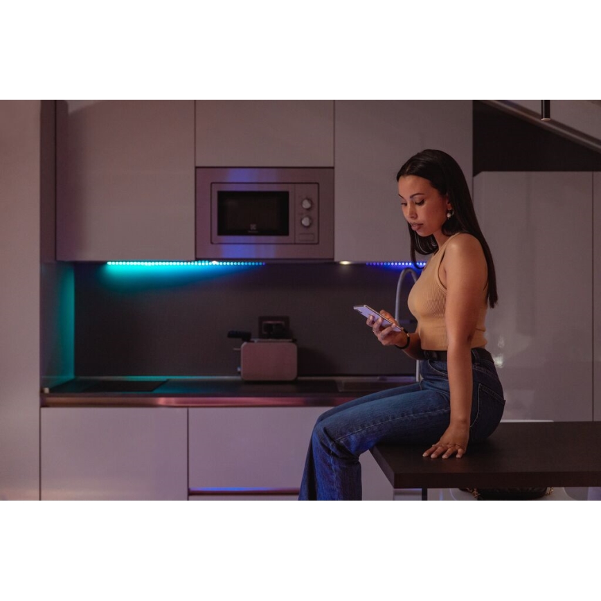 Twinkly - LED RGB Pratęsimas šviesos reguliavimas juostelė LINE 100xLED 1,5 m Wi-Fi