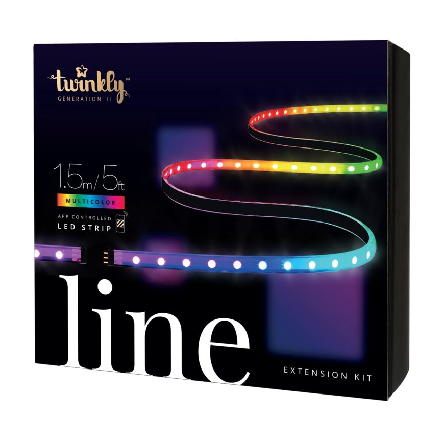 Twinkly - LED RGB Pratęsimas šviesos reguliavimas juostelė LINE 100xLED 1,5 m Wi-Fi