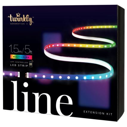 Twinkly - LED RGB Pratęsimas šviesos reguliavimas juostelė LINE 100xLED 1,5 m Wi-Fi