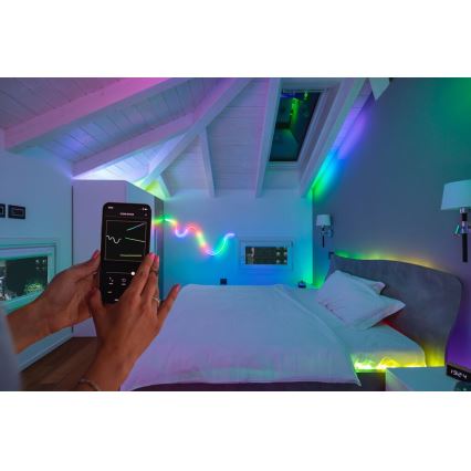 Twinkly - LED RGB Reguliuojama juostelė LINE 100xLED 1,5 m Wi-Fi