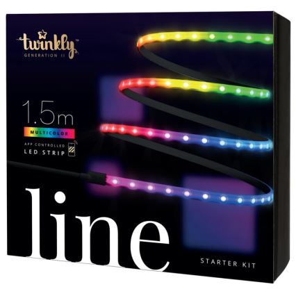 Twinkly - LED RGB Reguliuojama juostelė LINE 100xLED 1,5 m Wi-Fi