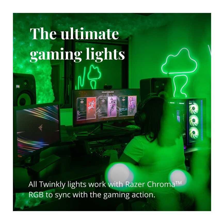 Twinkly - LED RGB Reguliuojama juostelė LINE 100xLED 1,5 m Wi-Fi