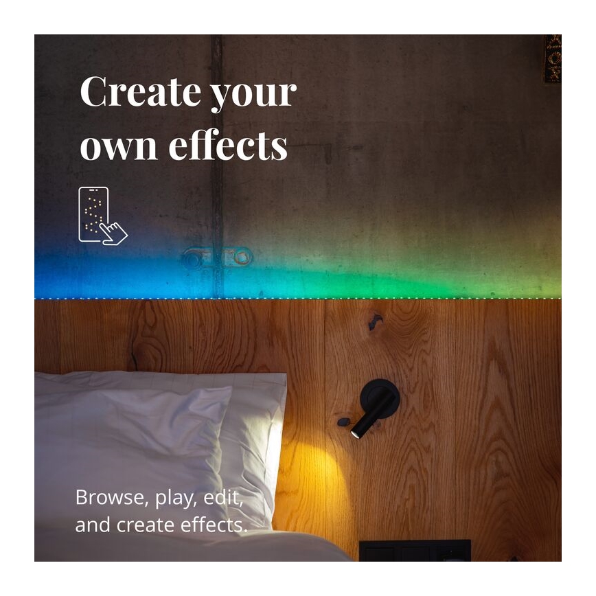 Twinkly - LED RGB Reguliuojama juostelė LINE 100xLED 1,5 m Wi-Fi
