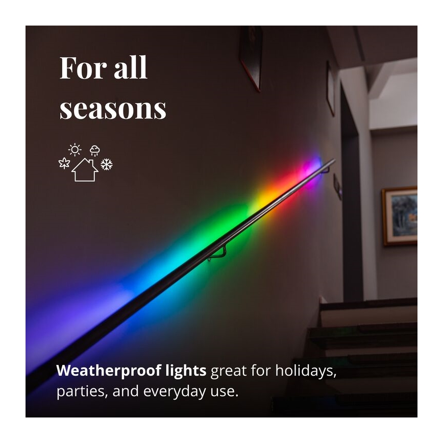 Twinkly - LED RGB Reguliuojama juostelė LINE 100xLED 1,5 m Wi-Fi