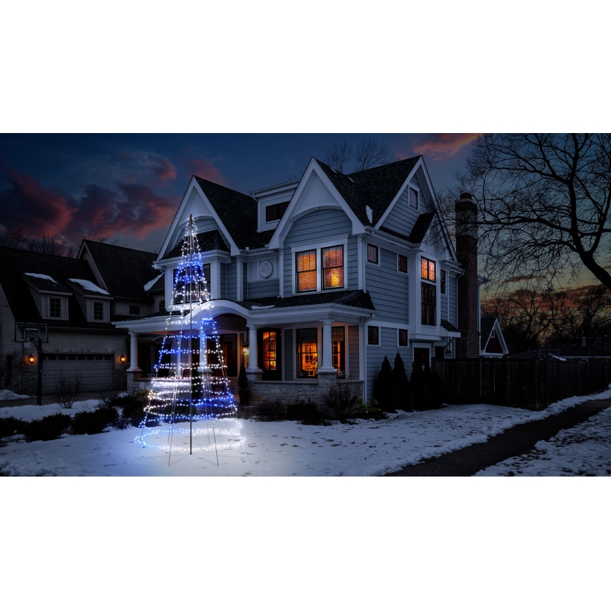 Twinkly - LED RGBW su reguliuojamu ryškumu lauko kalėdinė eglutė LIGHT TREE 1000xLED 6 m IP44 Wi-Fi