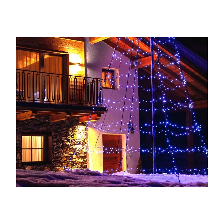 Twinkly - LED RGBW Pritemdoma lauko Kalėdinė eglutė LIGHT TREE 450xLED 3m IP44 Wi-Fi